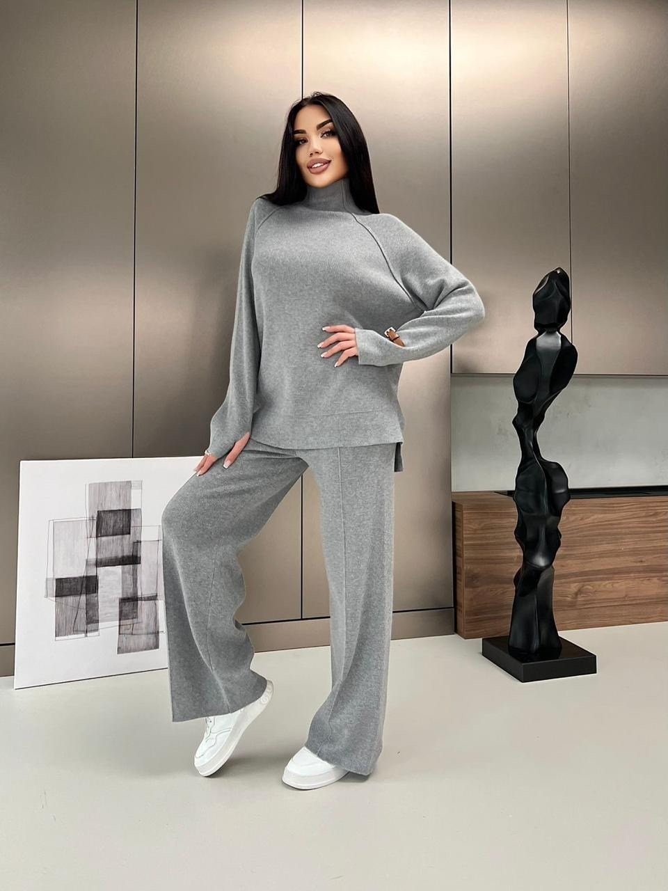 трикотажные костюмы,костюмы брючные,костюм с брюками,вязаные костюмы,костюм кашемировый брючный