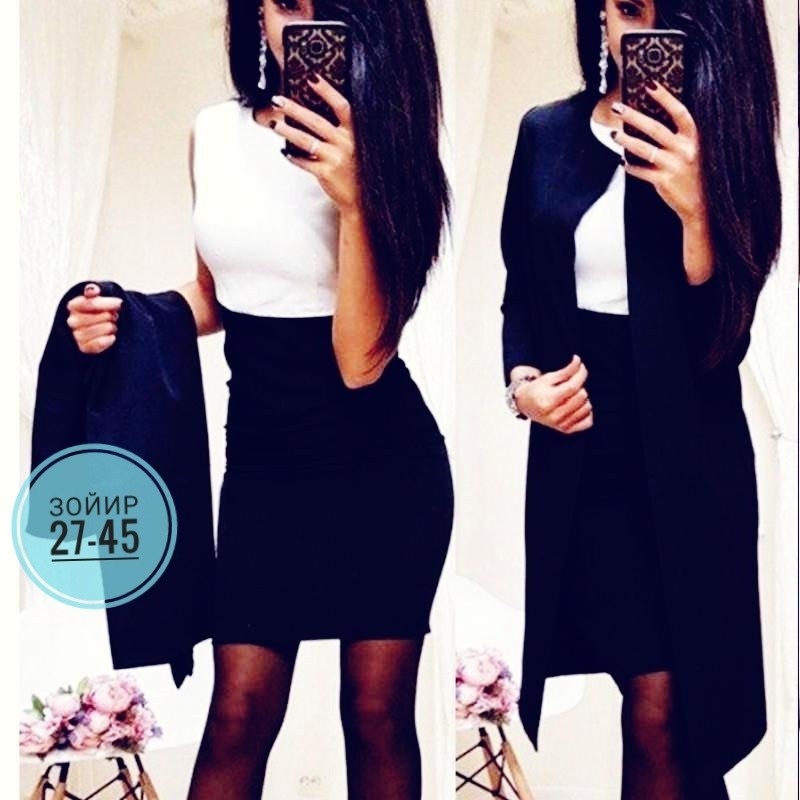 костюм с мини юбкой,женские наряды,женский костюм двойка,костюм двойка с юбкой,черный костюм юбка и пиджак