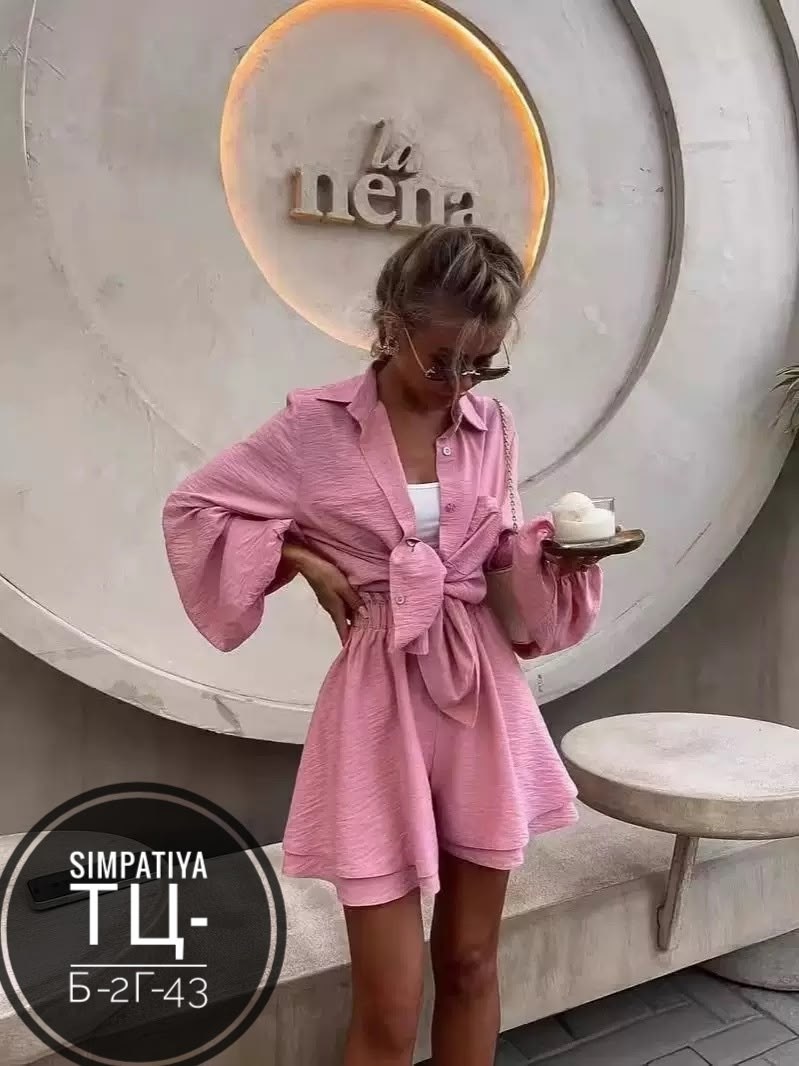 стильные костюмы,костюм с рубашкой,костюм женский рубашка,костюм летний женский с шортами и рубашкой,рубашка модная
