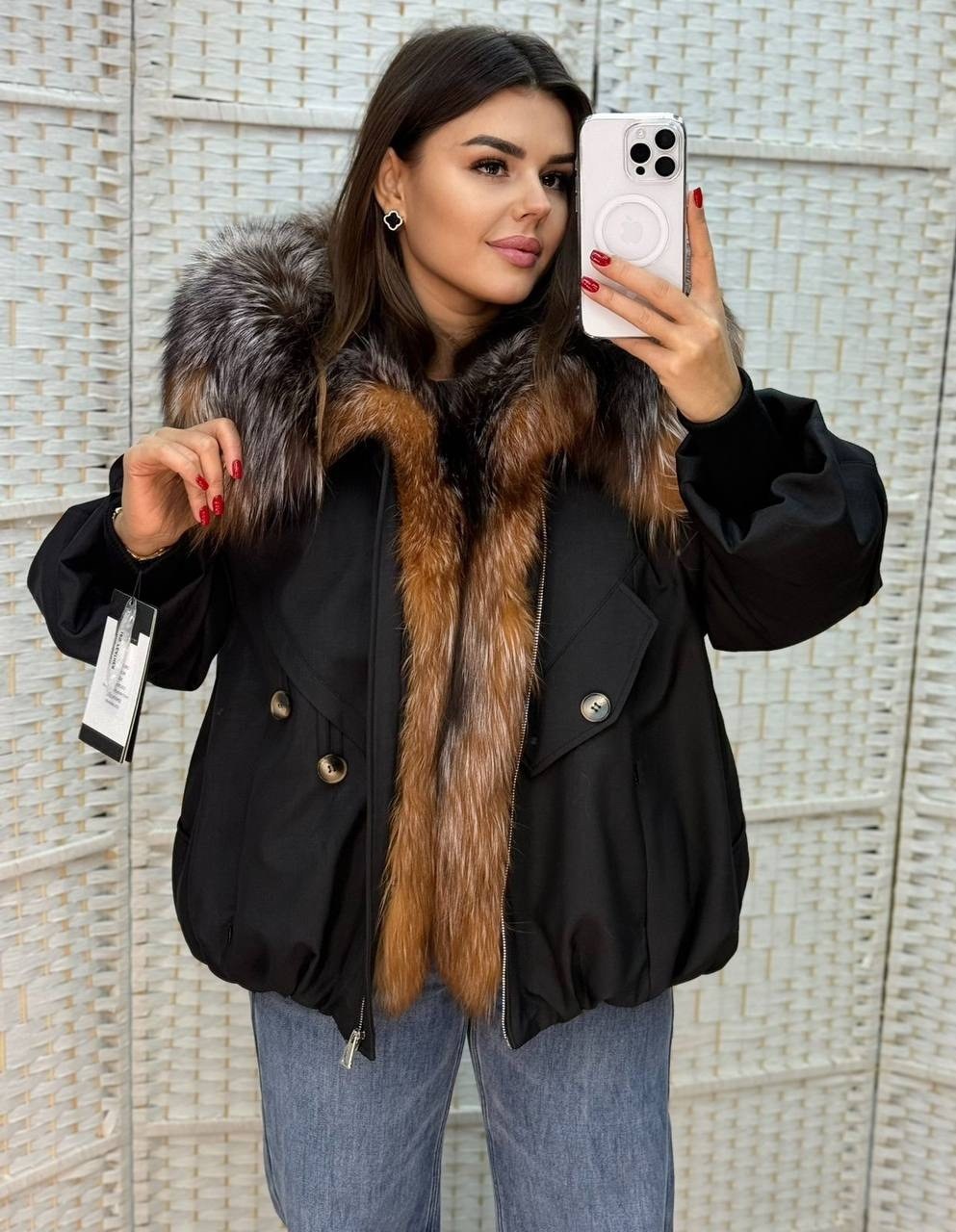 парка женская с натуральным мехом,стильная куртка,пуховики с мехом,парка с мехом,парка с натуральным мехом