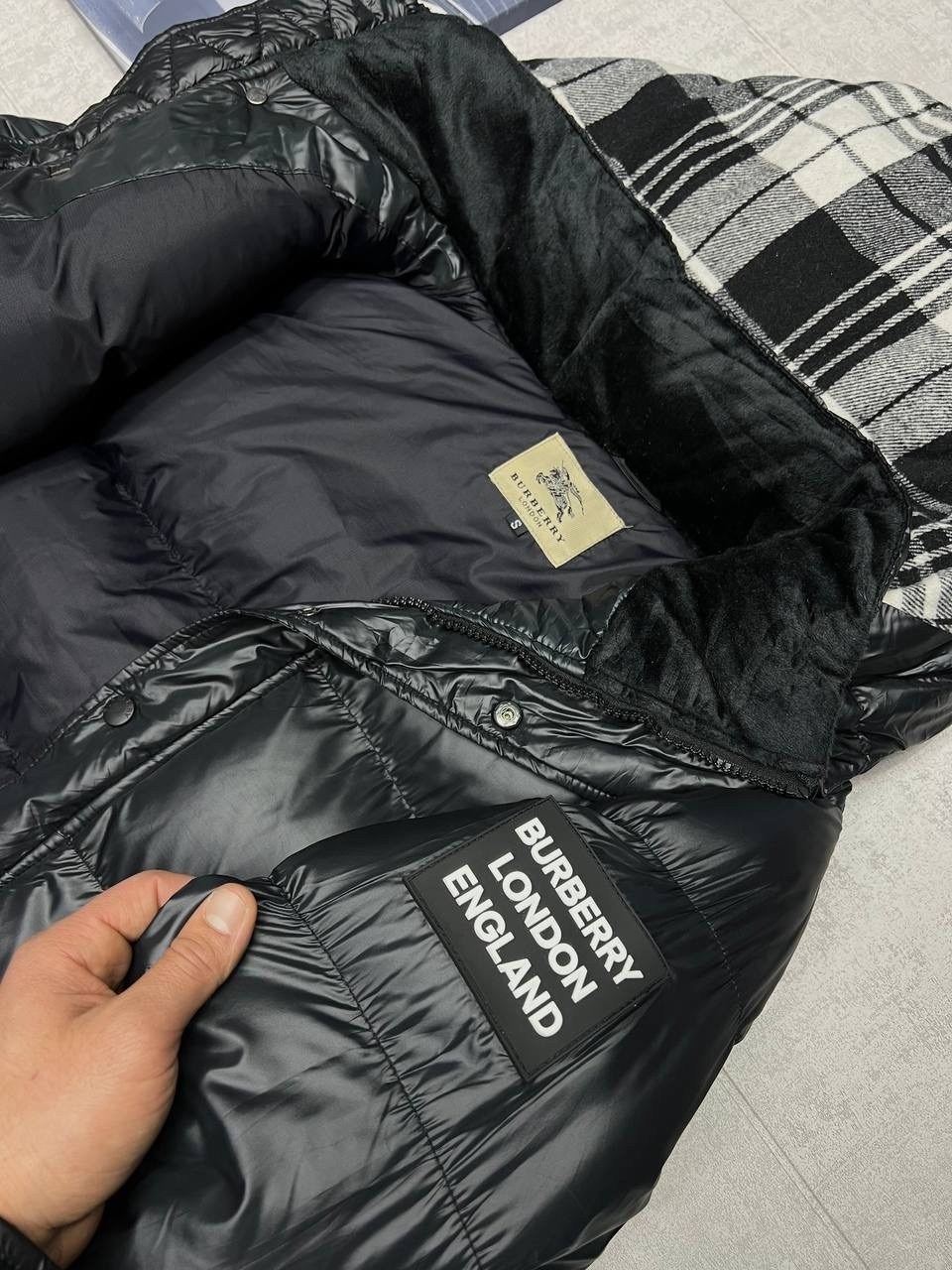 пуховик burberry 8018731 черный мужской,пуховик burberry,burberry мужской пуховик,куртка burberry,burberry puffer jacket