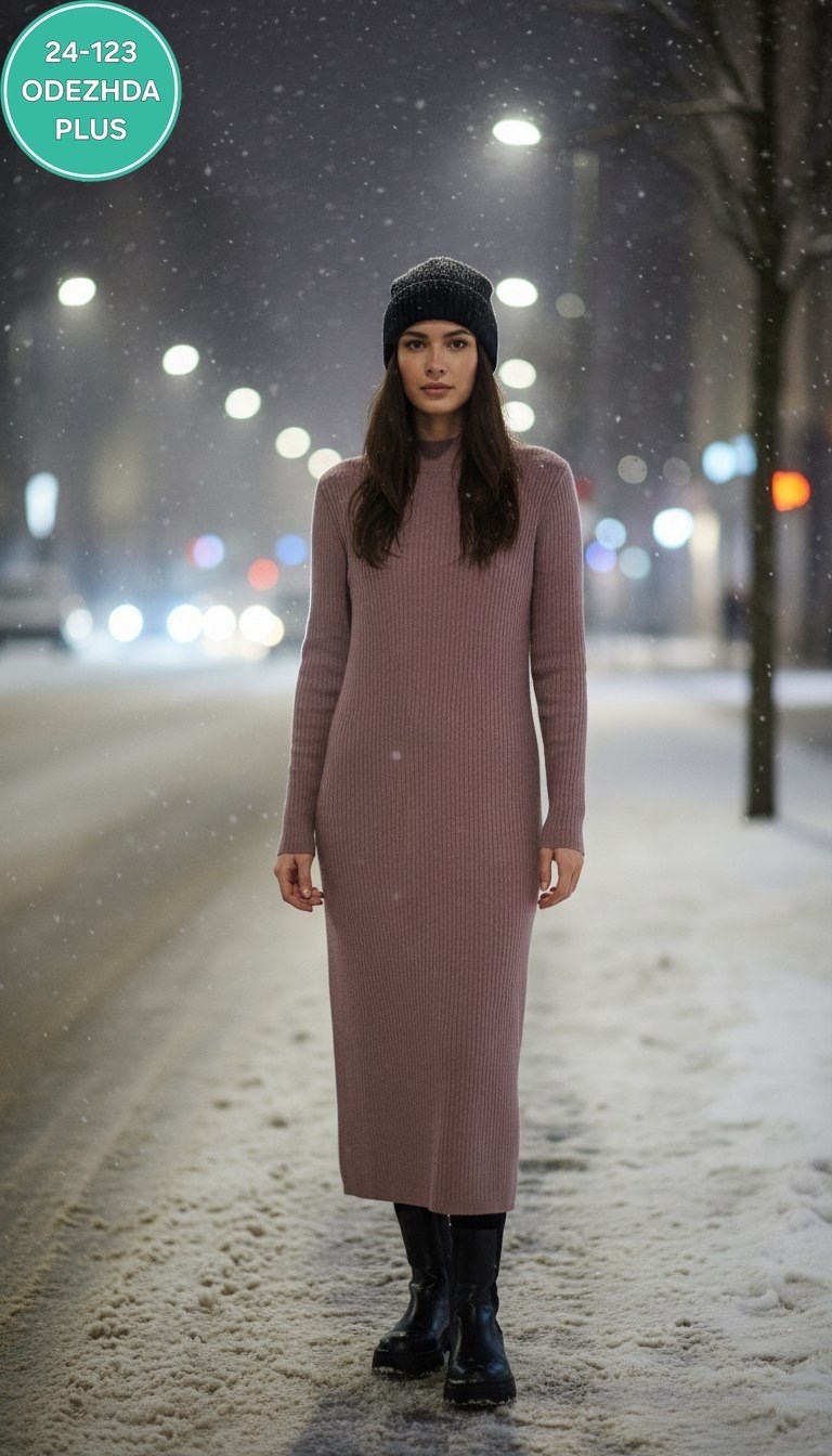 розовое платье лапша,вязаное платье лапша,платье вязаное,платье лапша,платье теплое лапша