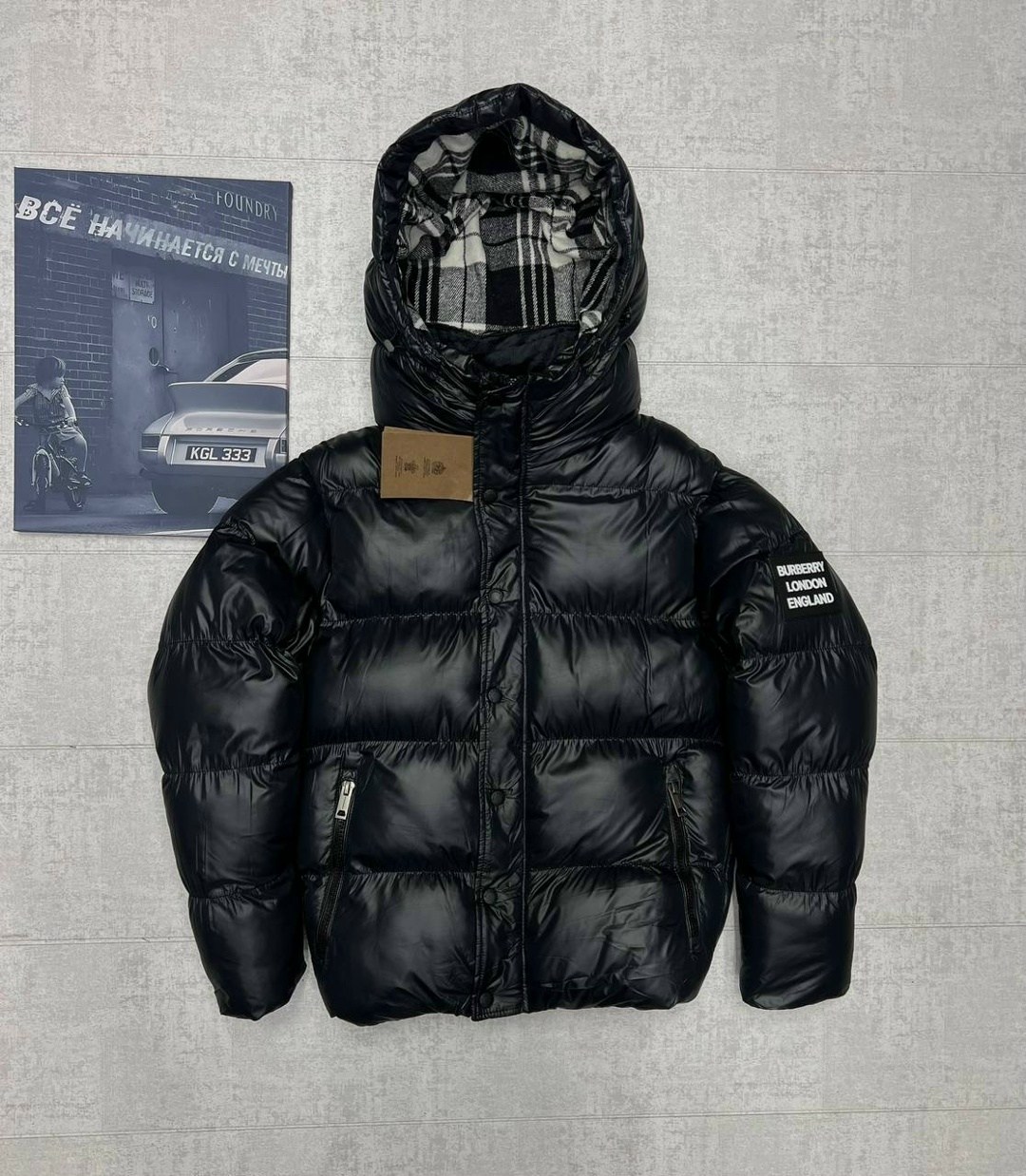 пуховик burberry 8018731 черный мужской,пуховик burberry,burberry мужской пуховик,куртка burberry,burberry puffer jacket