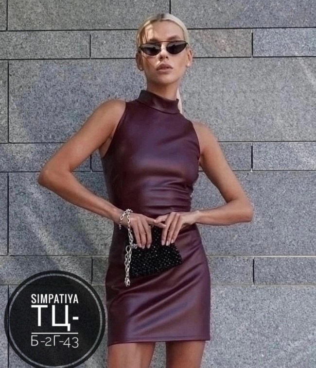 платье из экокожи,женское платье из экокожи,кожаное платье,платье женская,платье из эко кожи