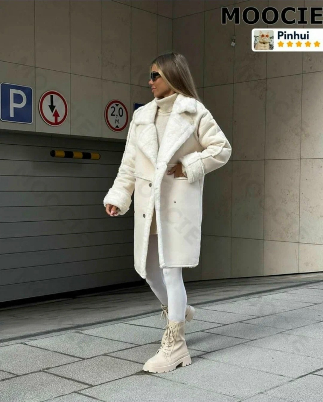 дубленка удлиненная,стильная дубленка,пальто средней длины,серая дубленка женская,стильное пальто