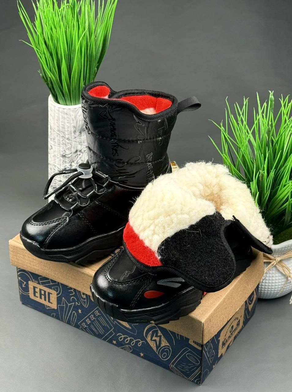 ,детские дутики,дутики зимние детские,дутики теплые, детская