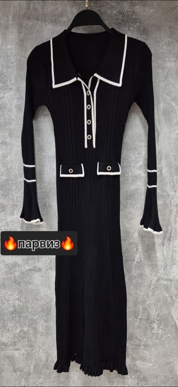 трикотажное платье,вязаное платье,длинное вязаное платье,женский платье,вязаное платье лапша