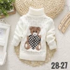 детский свитер,вязаный свитер детский,свитер для девочек,джемпер для девочек,детский свитер с мишкой