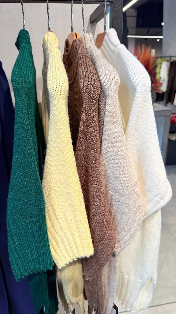 женский свитер,джемпер молочный,женские джемпера,мода модная