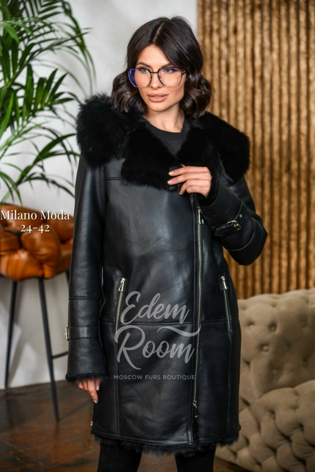 черная дубленка,дубленка с капюшоном,дублёнка авиатор женская удлиненная,женская дубленка,дубленка удлиненная