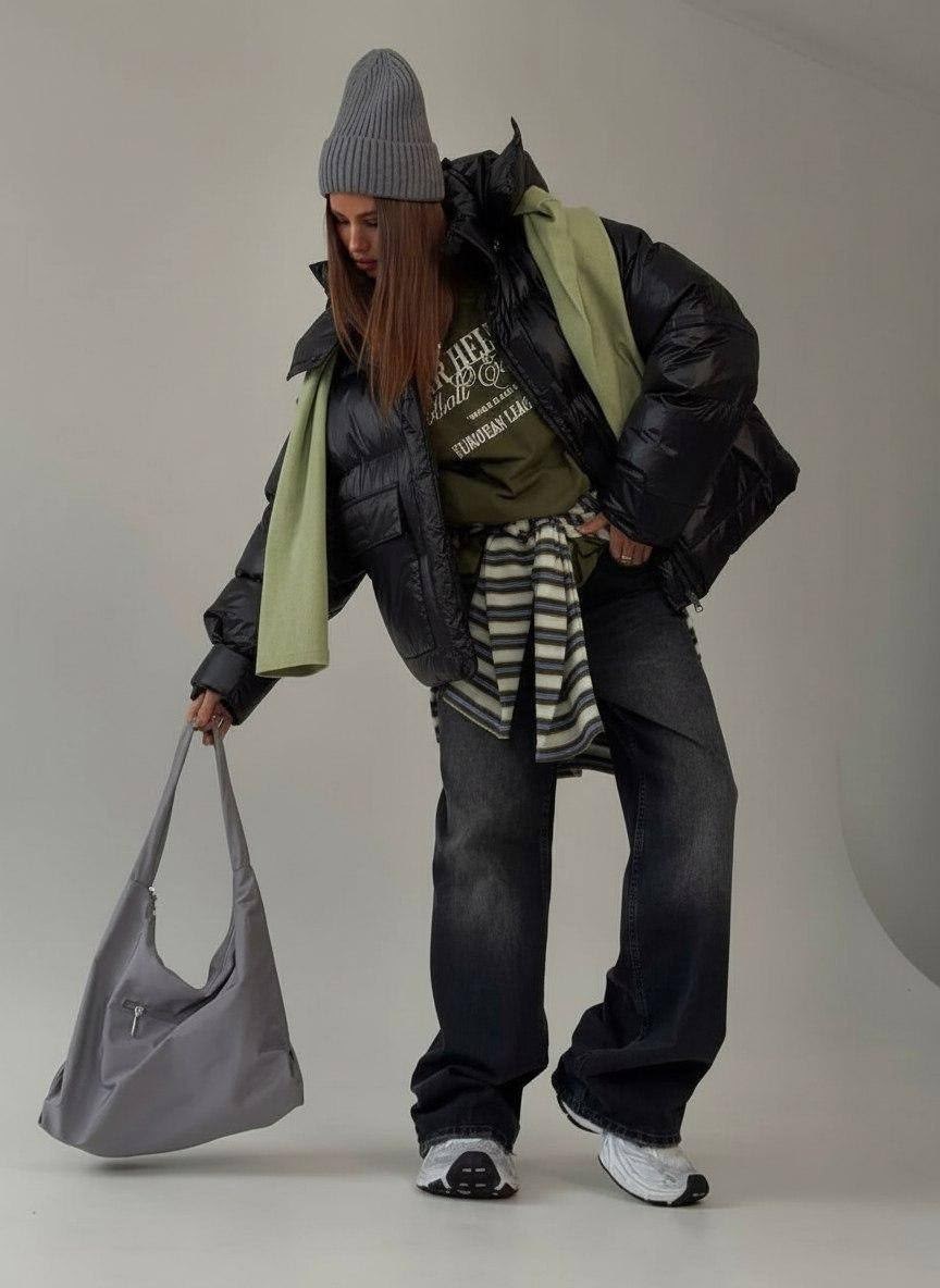 модные пуховики,куртка оверсайз,модная куртка,оранжевый пуховик,модная оранжевая куртка