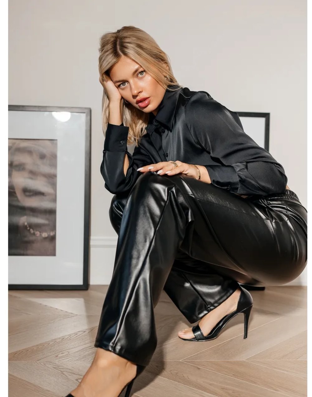 брюки палаццо кожаные,женские кожаные брюки,кожаные брюки,брюки из экокожи женские,штаны кожаные