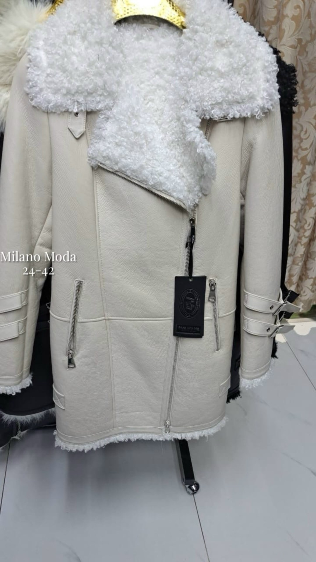 дубленка женская,белая дубленка,искусственная дубленка,стильная дубленка,дубленка авиатор