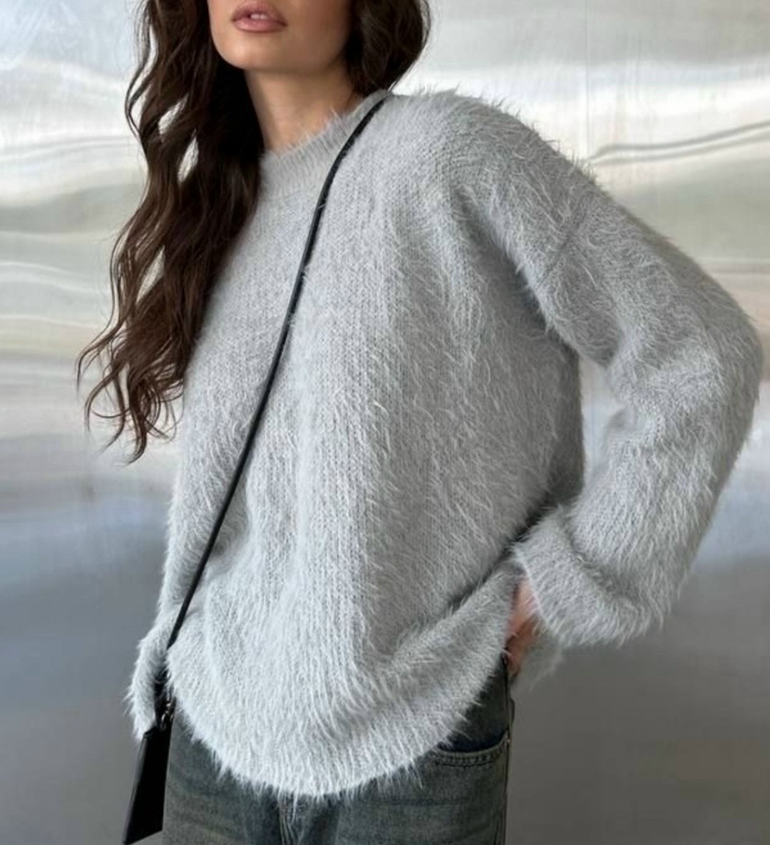 мохеровый свитер,розовый свитер,розовый мохеровый свитер,свитер из мохера,свитер пушистый