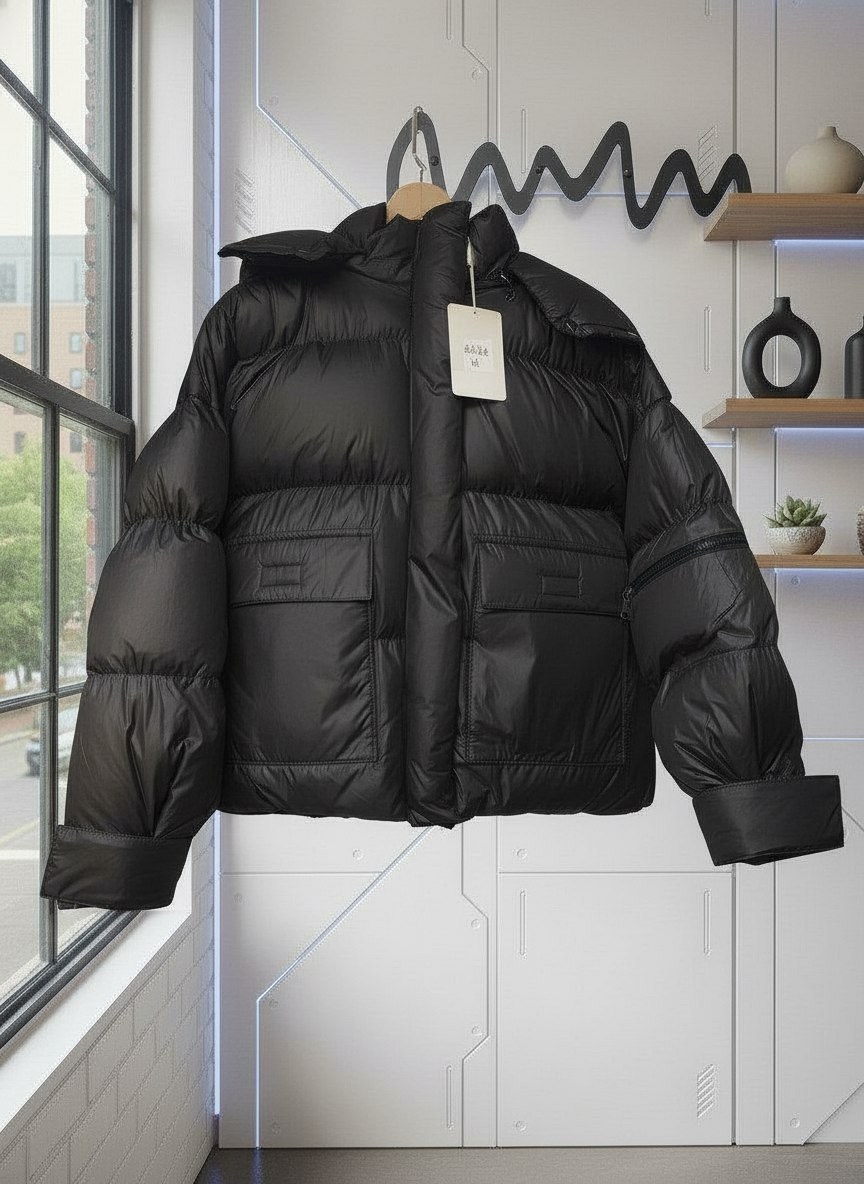 модная оранжевая куртка,оранжевый пуховик,куртка оверсайз,модная куртка,пуховик модный