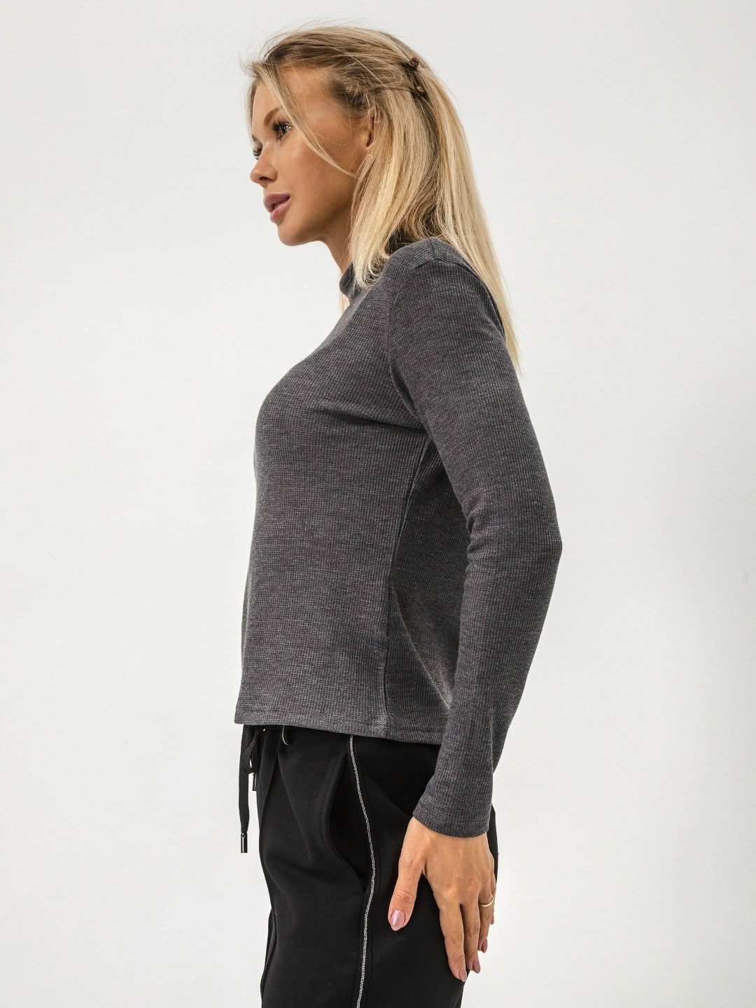 женский свитер,кофта женская,водолазка женская,водолазка женская серая,водолазка с