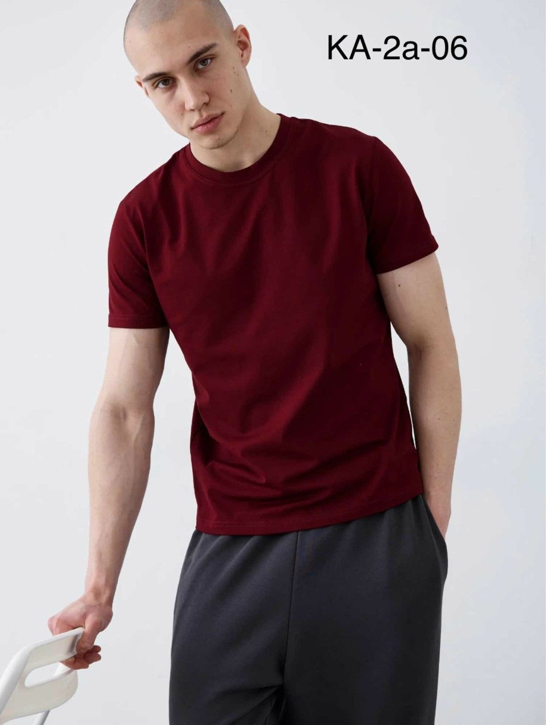 мужская футболка,футболка мужская бордовая,бордовая футболка,футболка однотонная мужская,базовая футболка