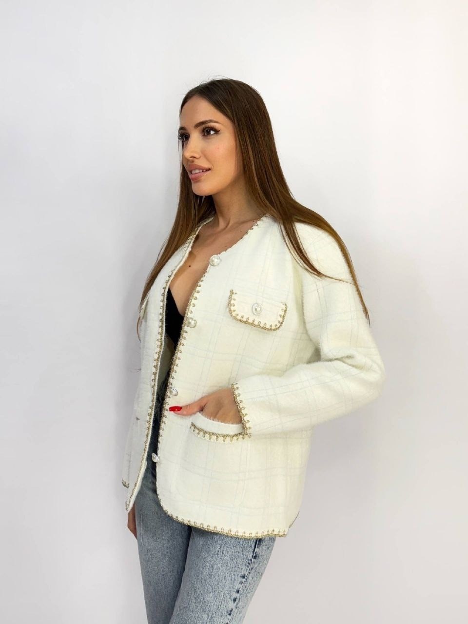 твидовый жакет chanel,жакет твидовый,кардиган шанель,жакеты шанель,жакет в стиле шанель