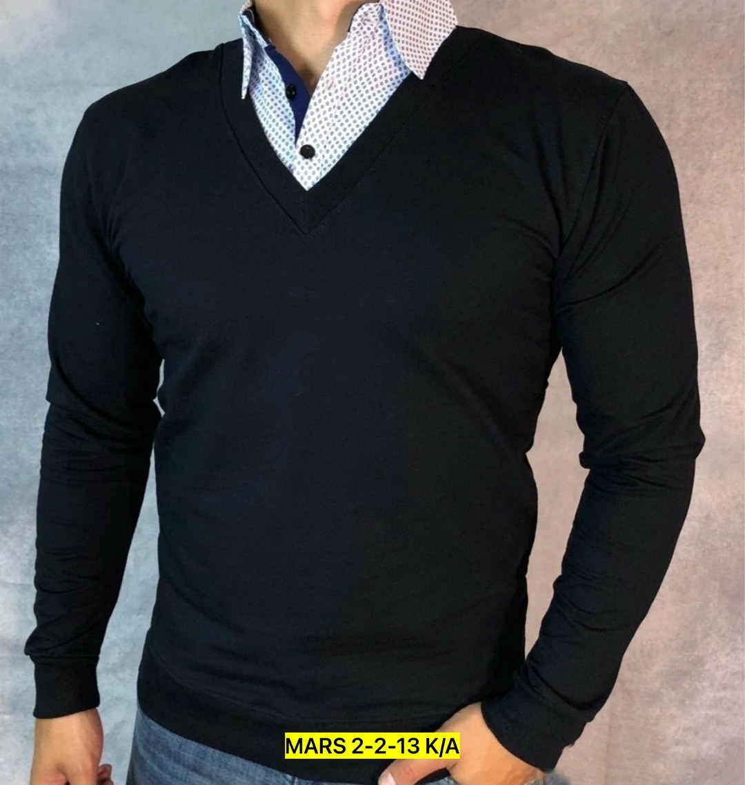 рубашка обманка мужская,джемпер с рубашкой,джемпер обманка,джемпер с рубашкой мужской,мужская кофта