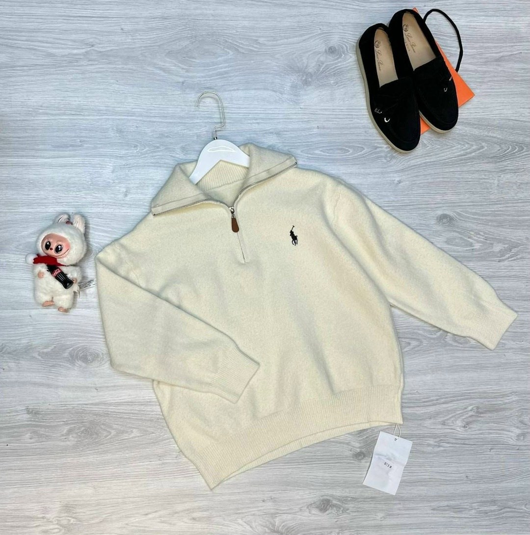 джемпер polo ralph lauren,polo ralph lauren кофта,модные свитера,кофта с замком,свитера женские