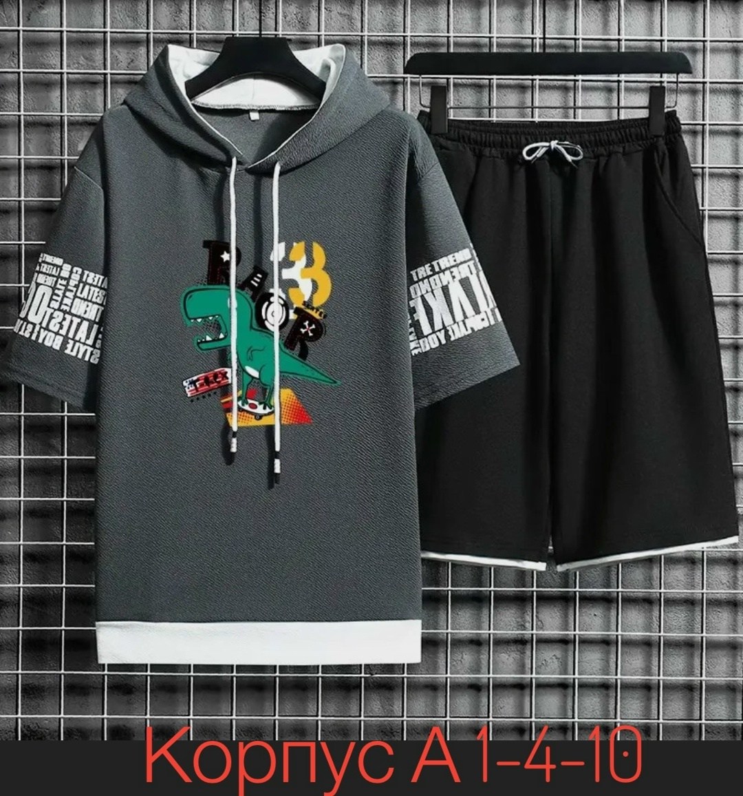 толстовка в стиле,одежда с капюшоном,комплект спортивного костюма,футболка и шорты комплект,комплект спортивной одежды