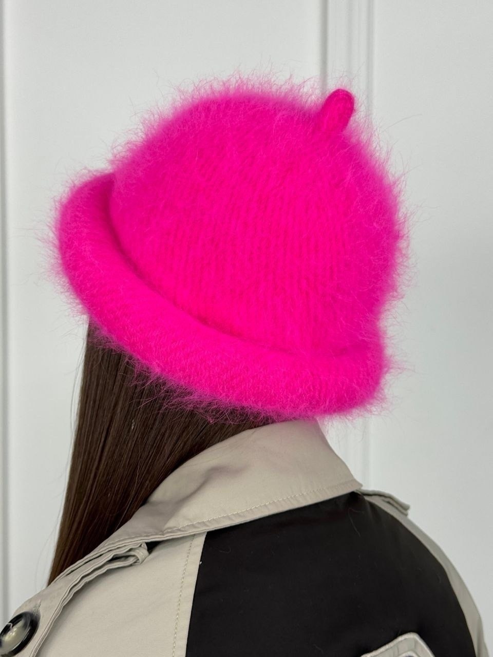 женская шапка из ангоры,шапка женская,модные кепки 2025 женские,кепка ангора,женская кепка