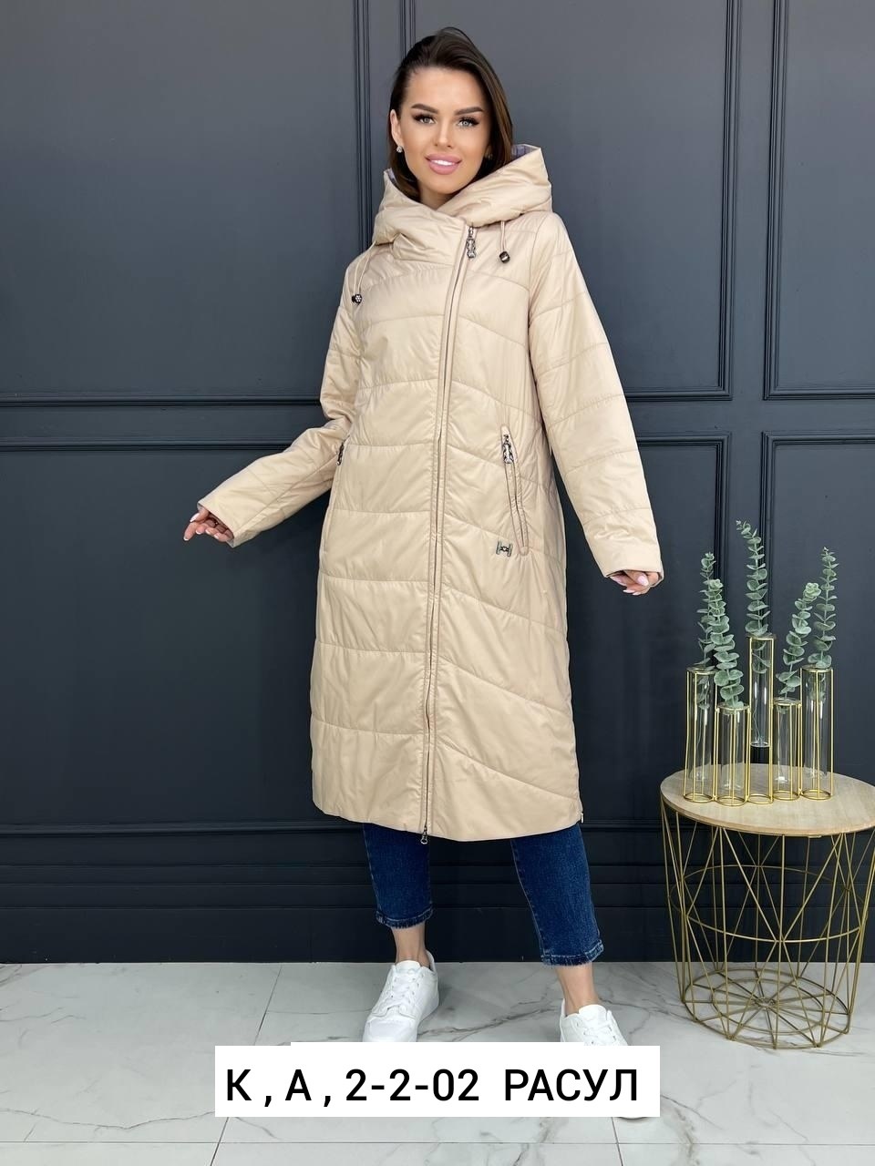 пальто стеганое, куртки, куртки женские,женская верхняя одежда,пальто женское стеганое с накладными карманами