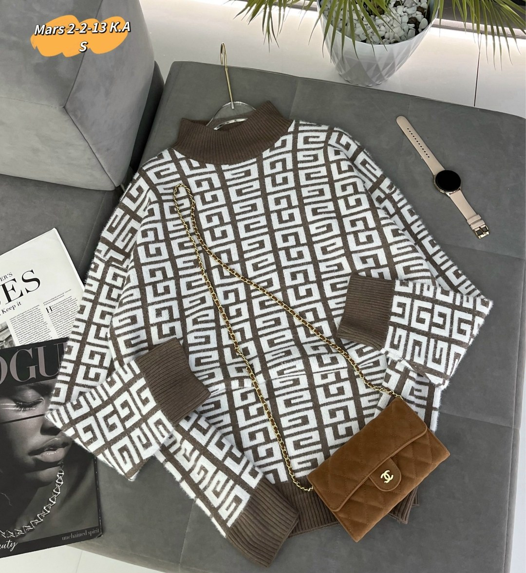 свитер fendi,свитеры модные,свитера женские,вязаные свитера женские,свитер фенди