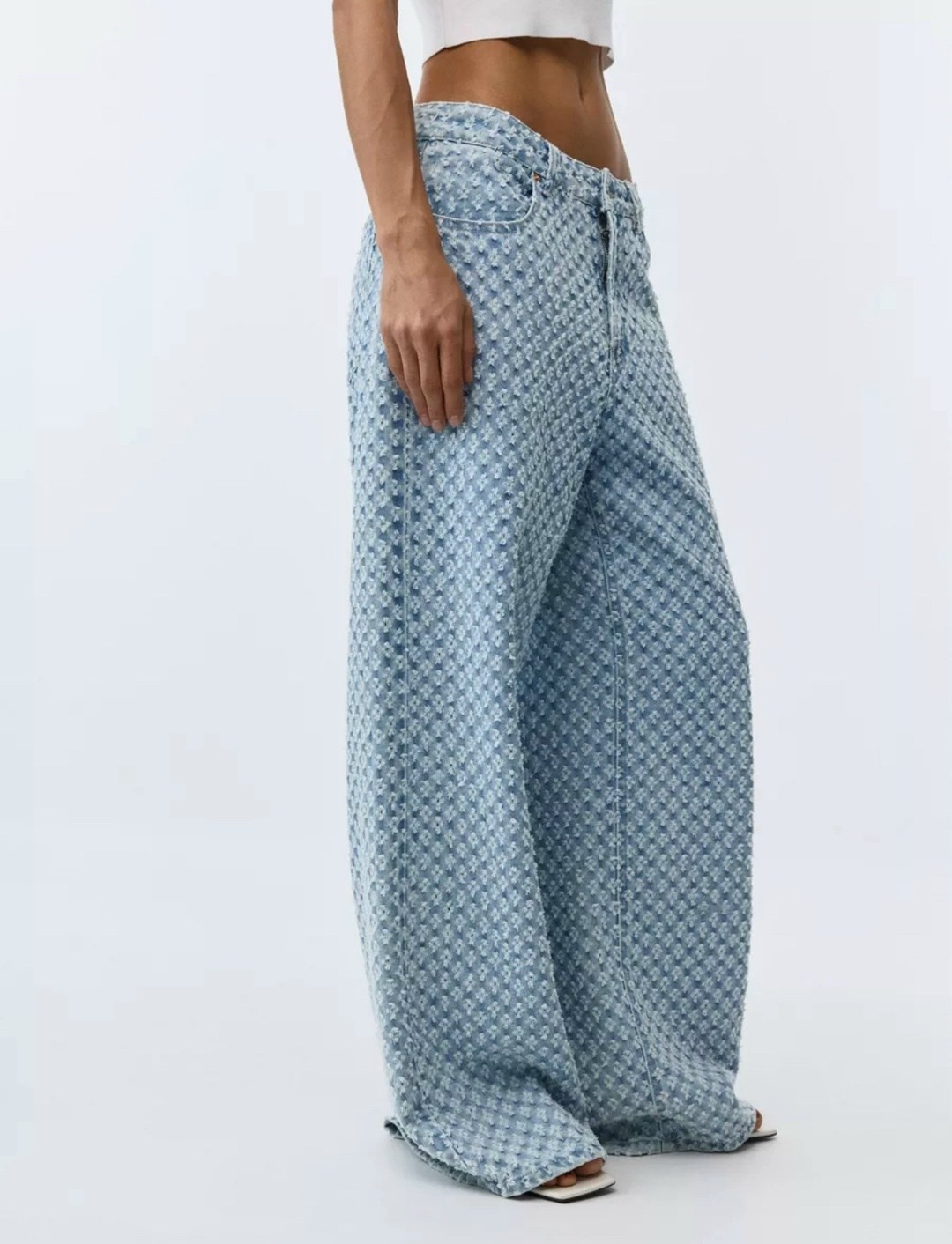 джинсы женские широкие,джинсы женские,джинсы sela женские,широкие джинсы с высокой посадкой,широкие джинсы