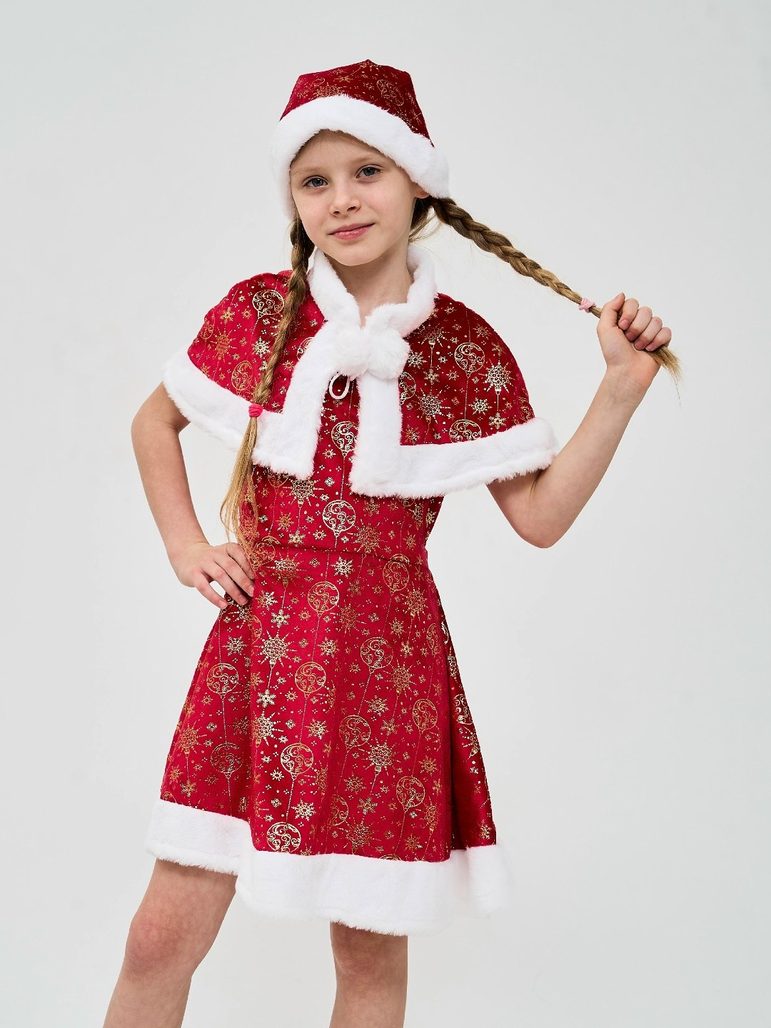 рождественские костюмы,новогодние костюмы,костюм санты для девочек,новогодние костюмы для девочек,карнавальный костюм мисс санта