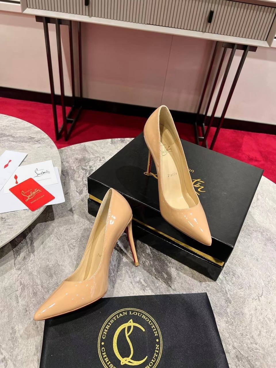 туфли christian louboutin,женские туфли лодочки,,туфли лаковые женские бежевые,женский туфли