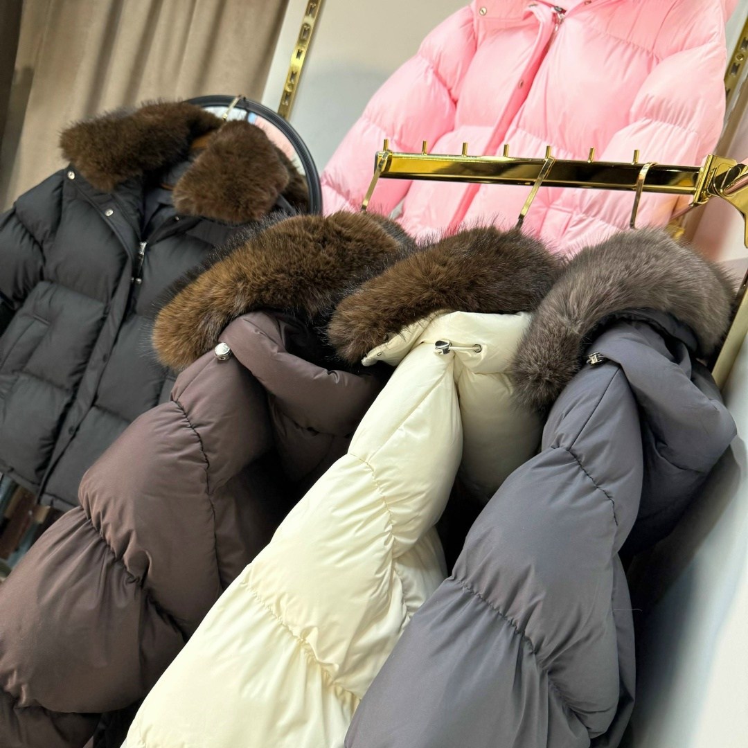стильные пуховики,пуховики с мехом,женский пуховик,пуховик,пуховики с натуральным мехом