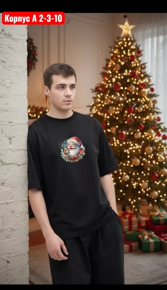 футболки мужские,футболки мужские оверсайз,новогодние футболки,футболка,футболка новогодняя мужская