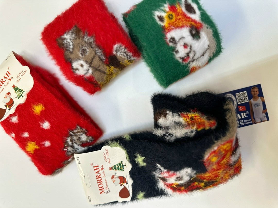 новогодние носки,женские новогодние носки,носки женские теплые,носки женские,носки детские новогодние