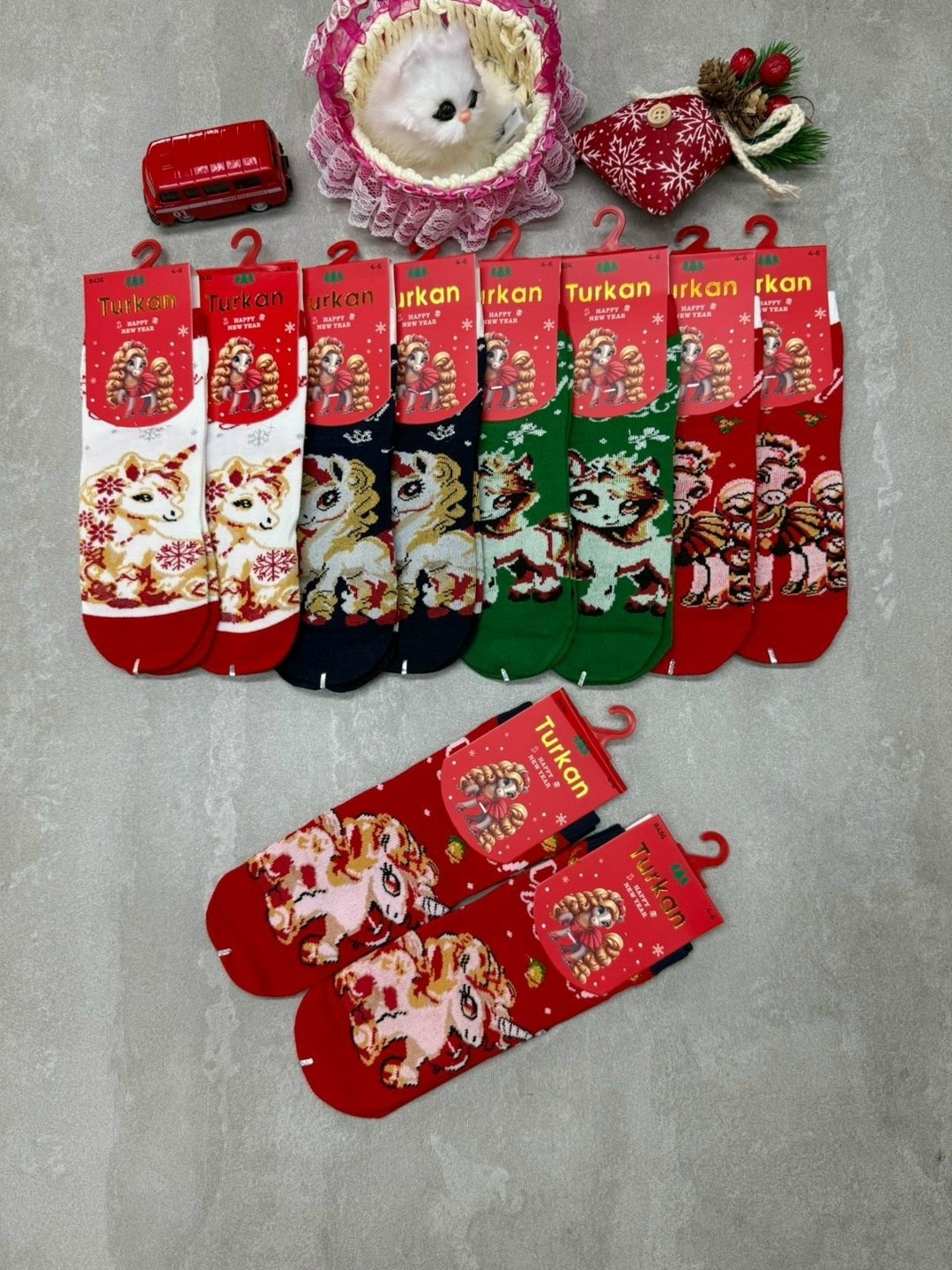 женские новогодние носки,новогодние носки с принтом,носки новогодние турецкие,набор новогодние носки,носки детские новогодние