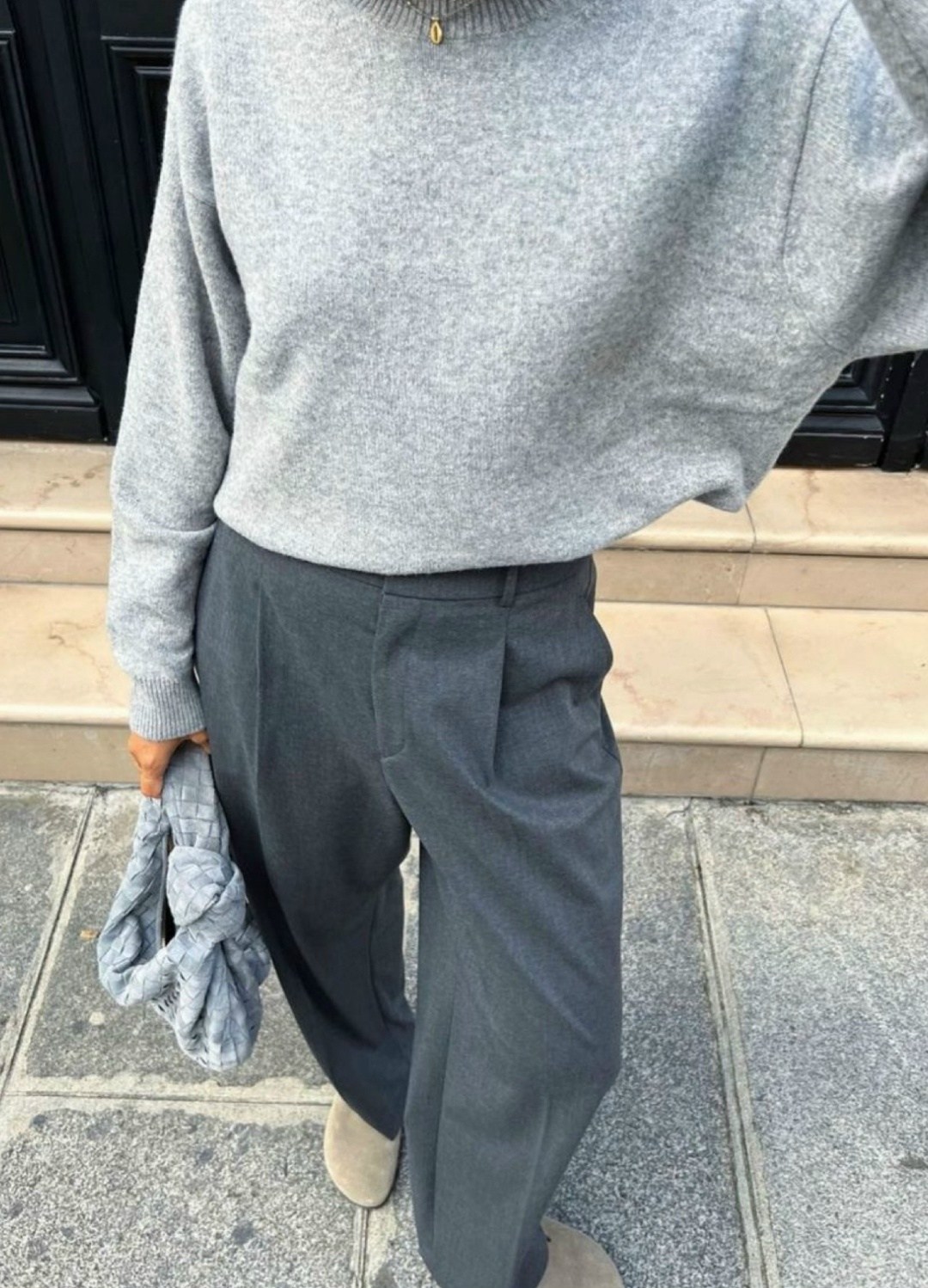 стильные наряды,брючной костюм,джемпер оверсайз,брюки стиль