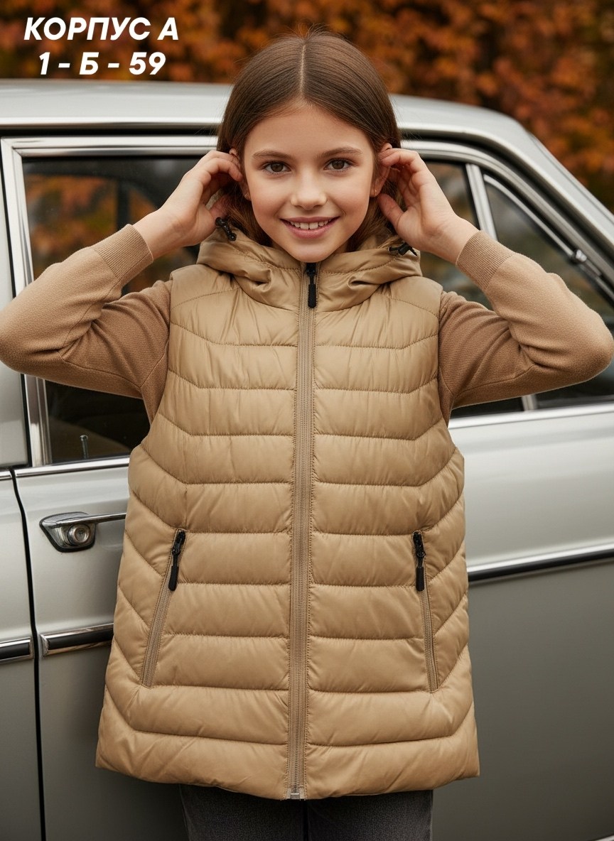 жилет детский,жилет для девочек,жилетка детская,жилет,жилетка дутая для девочки