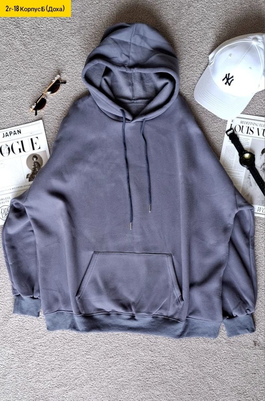 толстовка с капюшоном,однотонная толстовка,толстовка средние,толстовка оверсайз,толстовка в стиле