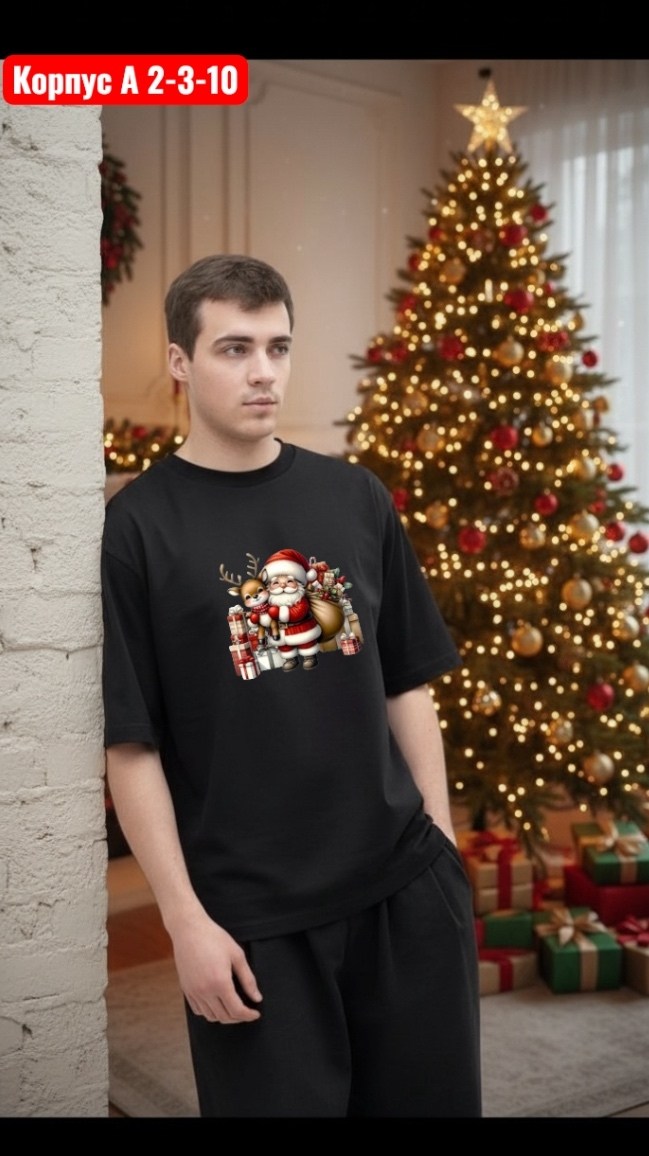 футболки мужские,футболки мужские оверсайз,новогодние футболки,футболка,футболка новогодняя мужская