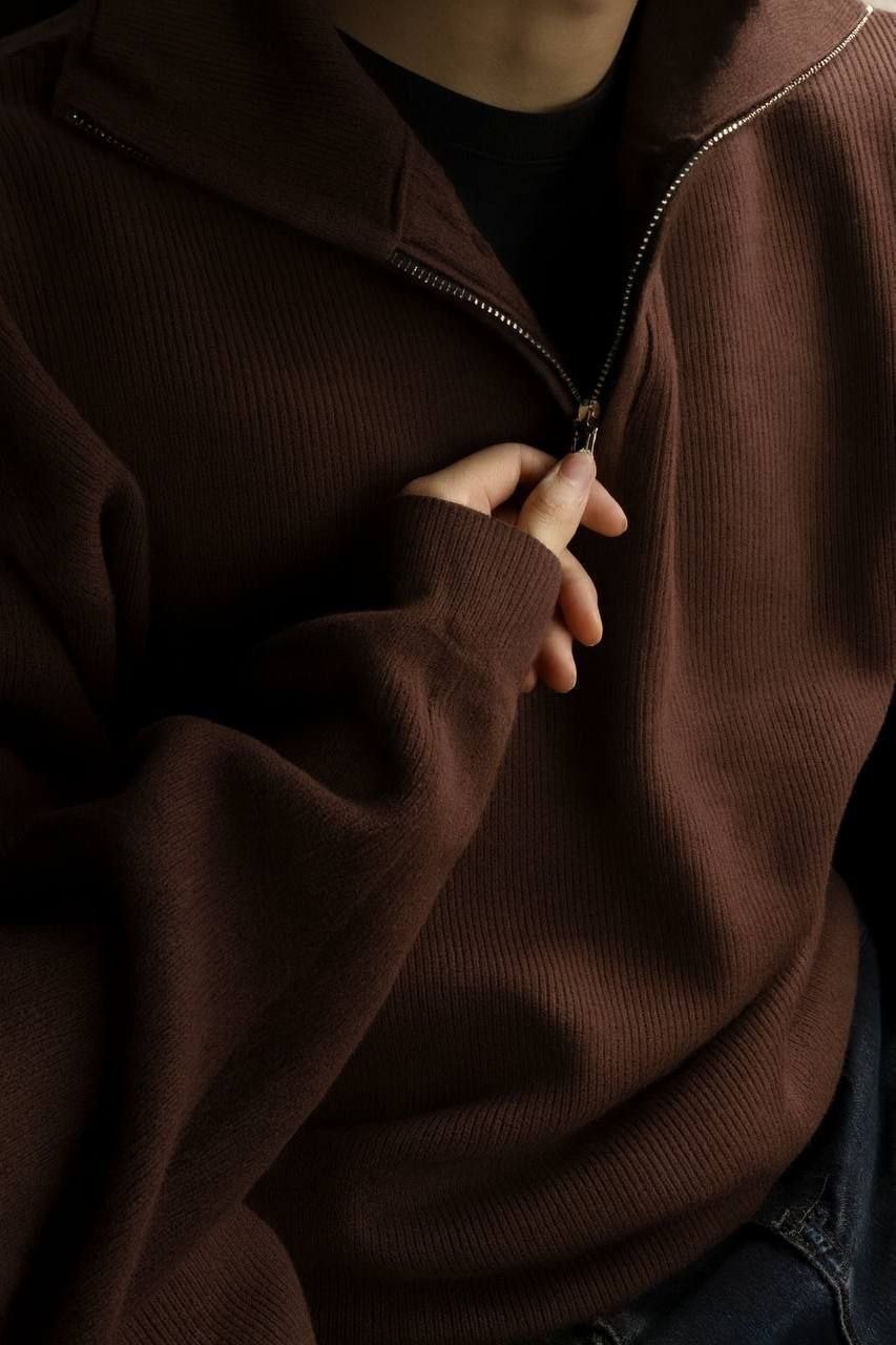 кофта женская,джемпер на молнии оверсайз,свитер с воротником,свитшот женская,кофта на замке