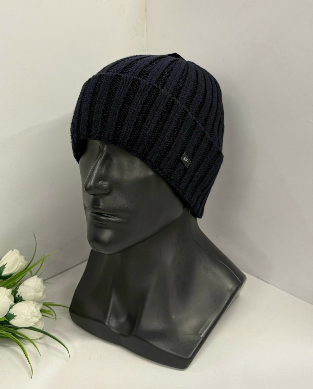 мужская шапка,шапка мужская вязаная,мужская зимняя шапка,шапка для мужчин,шапка мужская с отворотом