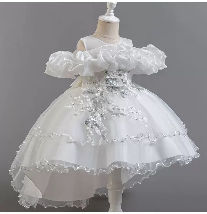 нарядное платье для девочки,детские свадебные платья,детская белая бальная платья,новогоднее платье для девочек,детское платье принцессы