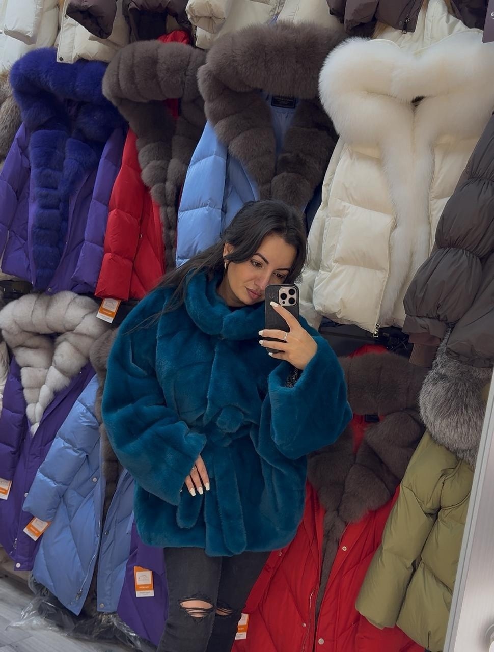 голубая норковая шуба,норковая шуба,шуба норка,норковая шуба автоледи графит,шубка