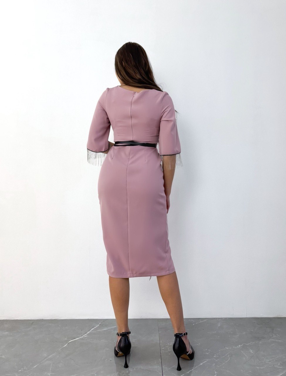 платье,нарядное платье,платье женская,пудровое платье,платье креп