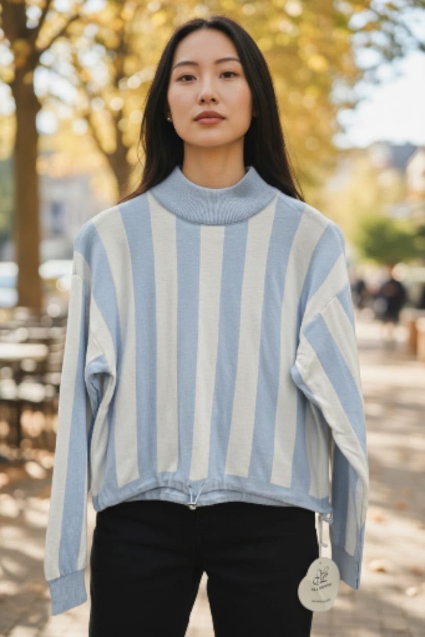 свитер в полоску,серый свитер,свитер с высоким воротом,женский свитер,джемпер