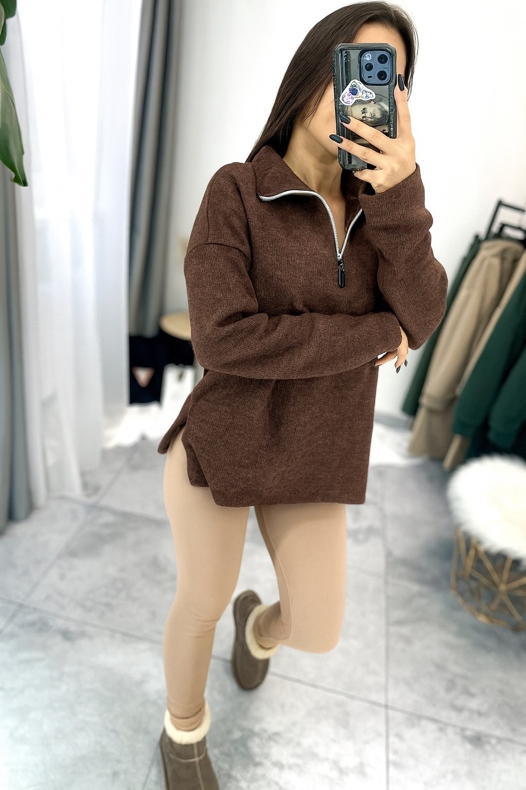 бежевый свитшот,толстовка женская,свитшот женская,джемпер женский оверсайз,кофта с замком