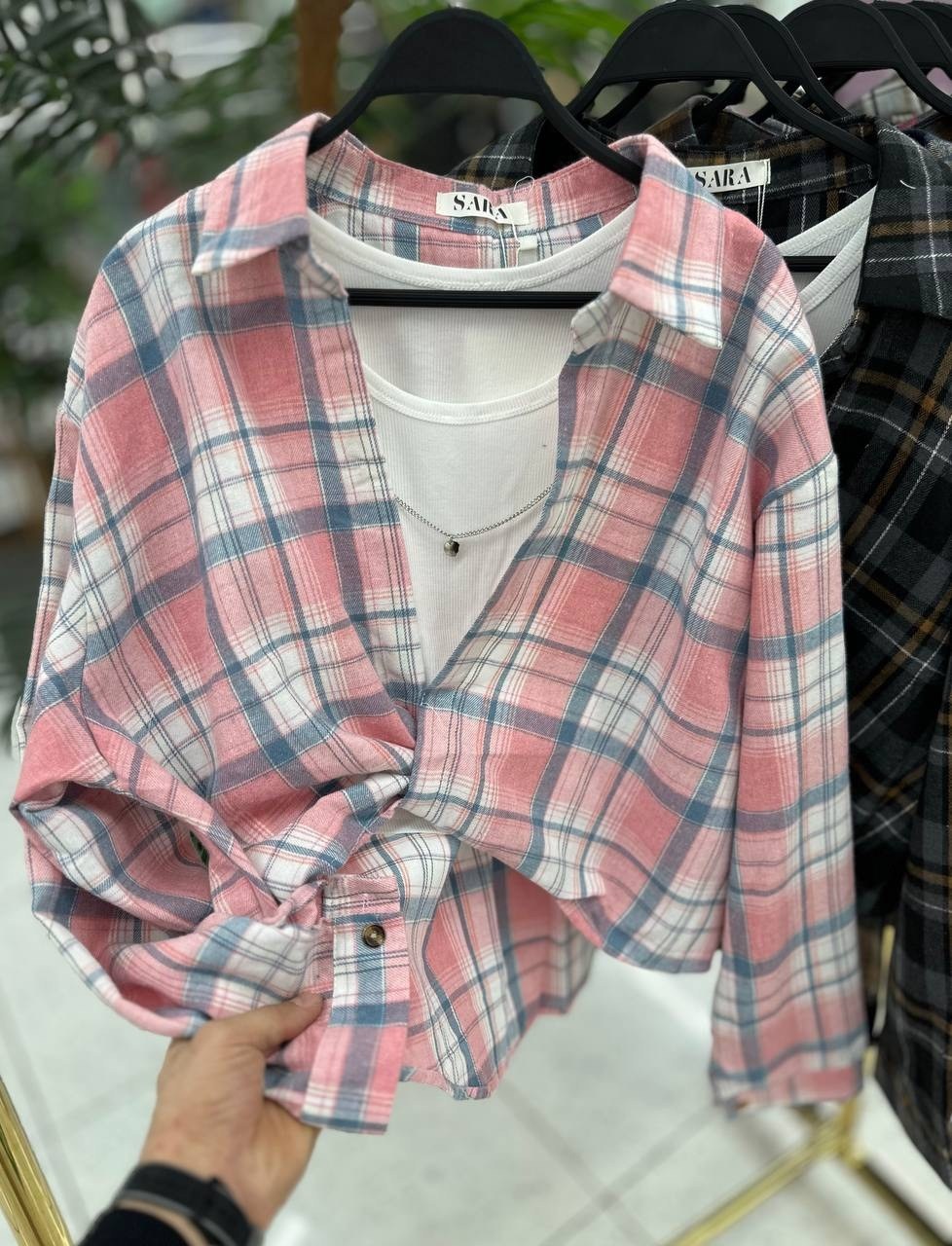 рубашка в клетку женская,рубашка женская в клетку оверсайз,рубашка клетка,рубашка оверсайз в клетку удлиненная,рубашка летняя женская в клетку