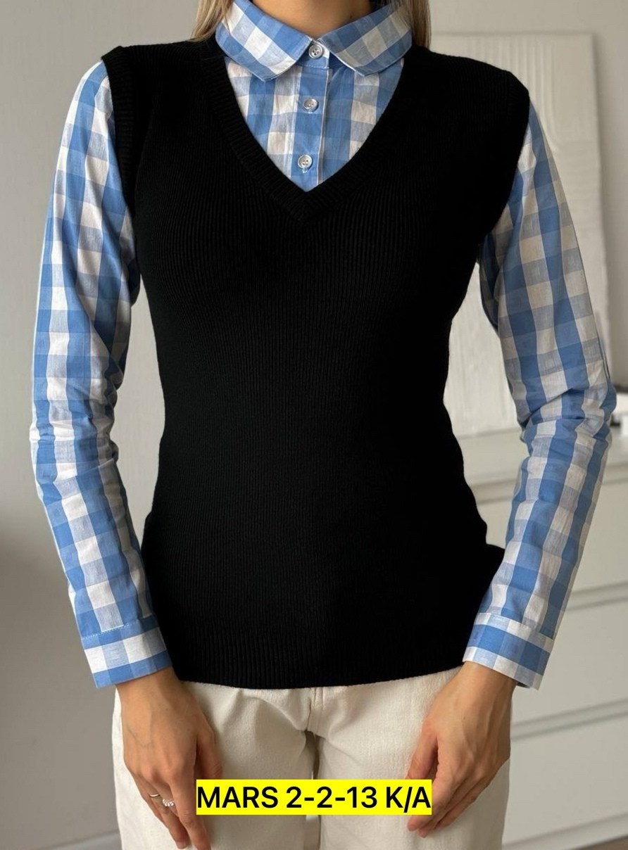 женская кофта,джемпер с рубашкой,стильная кофта,жилетка женская,жилетка вязаная