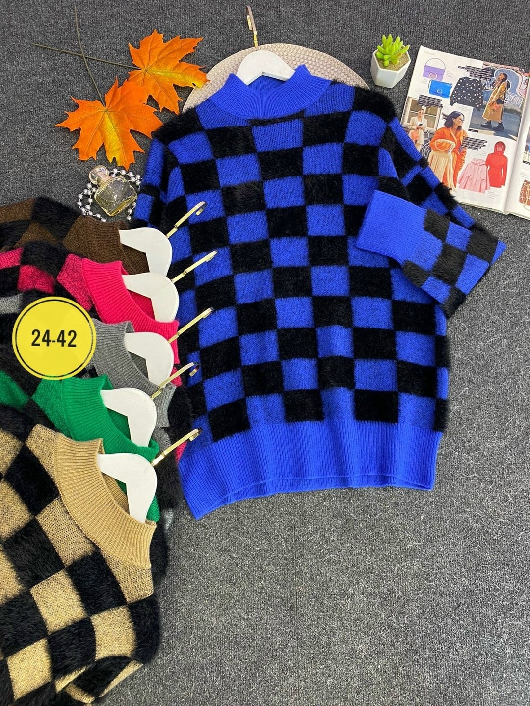 свитер для девочек,свитер в клетку,свитера женские,свитер,свитеры модные