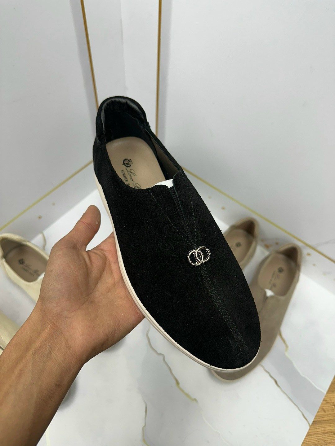 ,лоферы замш, лоферы женские,повседневная ,лоферы loro piana женские